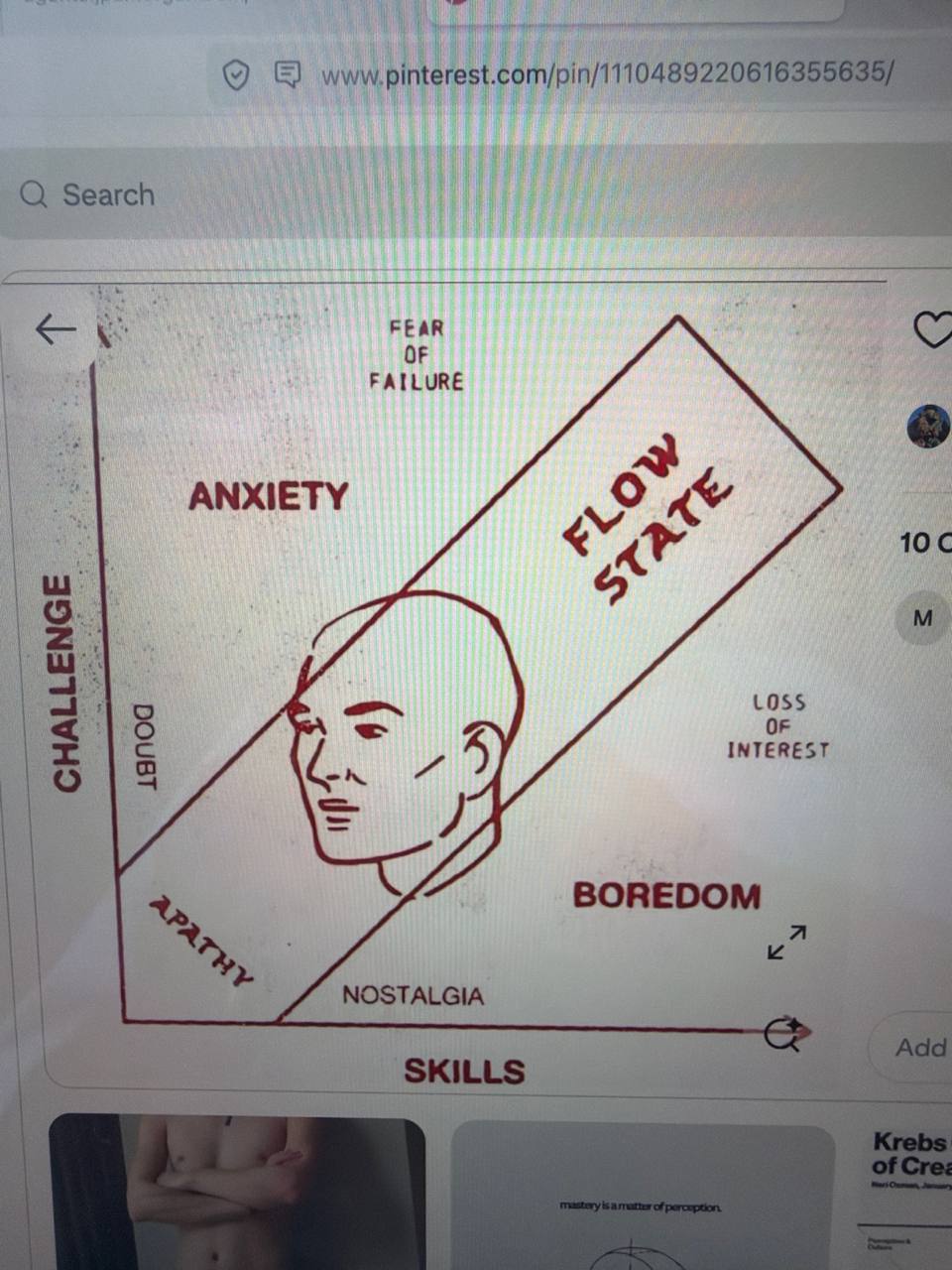 Flow state challenge and skills graph